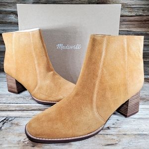 Madewell Bryce Calf Suede Equestrian Ankle Chelsea